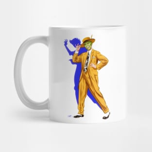 Jim Carey - An illustration by Paul Cemmick Mug